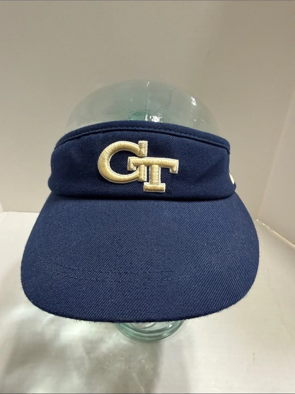 Nike Navy Visor with Gold GT Logo